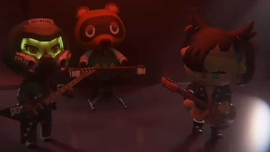 Echad un vistazo a este curioso vídeo de varios personajes de Animal Crossing tocando el tema principal de DOOM