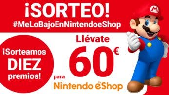 Nintendo sortea 10 vales de 60€ para la eShop con #MeLoBajoEnNintendoeShop