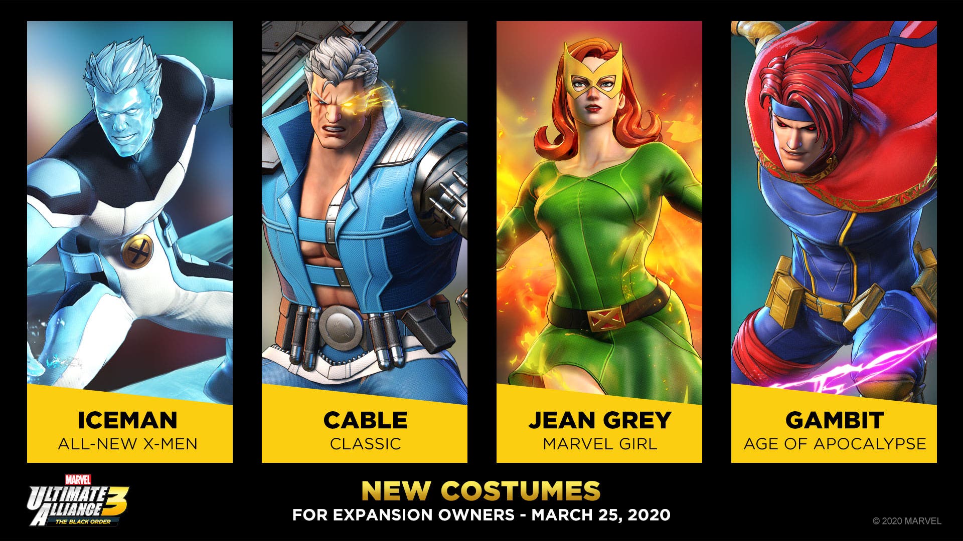 Marvel Ultimate Alliance 3 confirma nuevos trajes para el pase de expansión