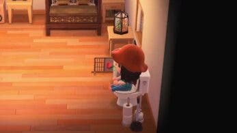 Esto es lo que sucede al sentarte en el retrete de Animal Crossing: New Horizons