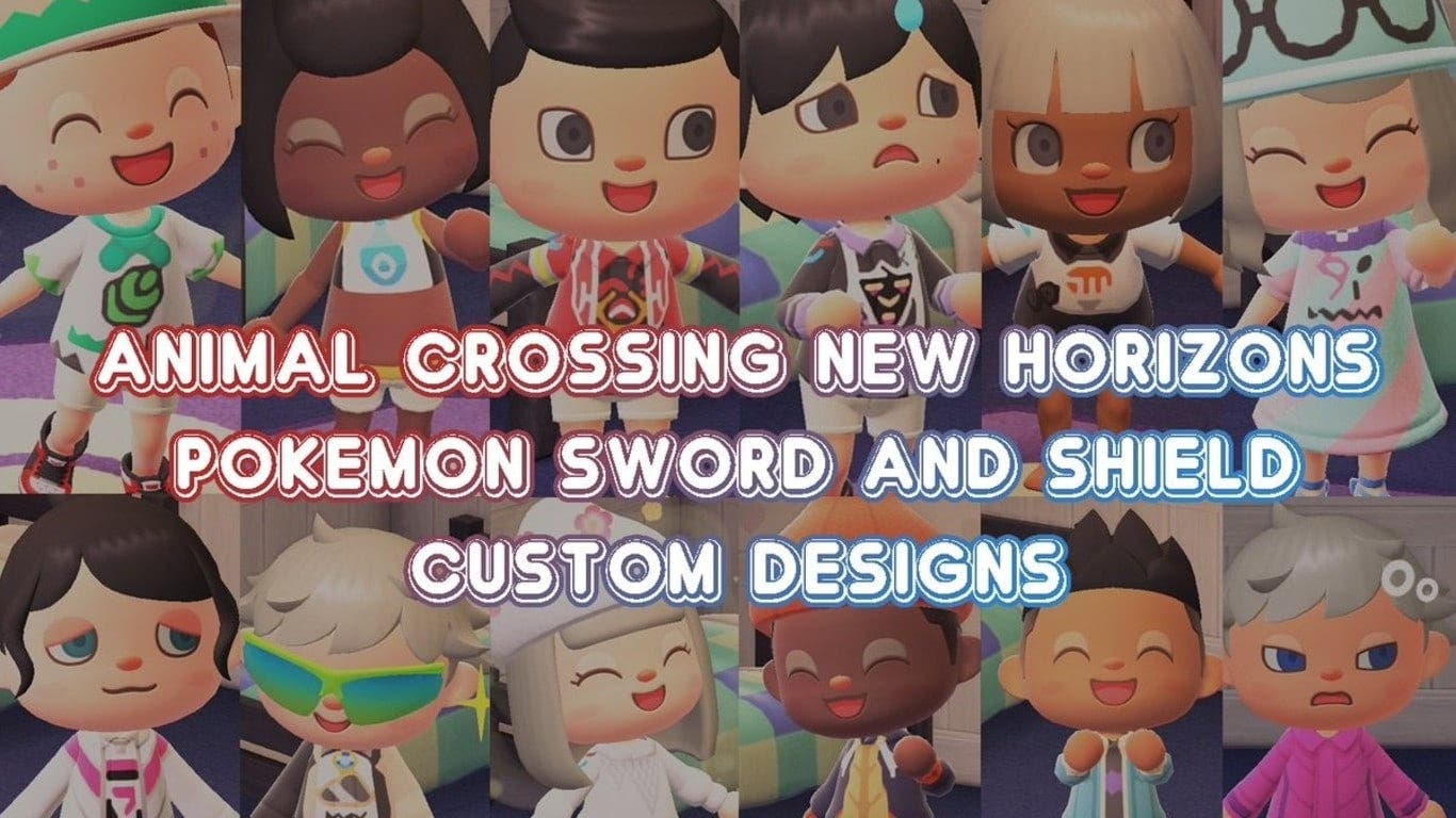 Ya puedes descargar la ropa de los personajes de Pokémon Espada y Escudo en Animal Crossing: New Horizons