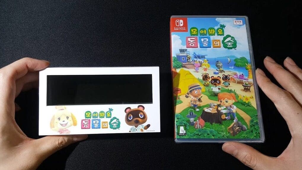 Un vistazo más de cerca a uno de los regalos por reservar Animal Crossing: New Horizons en Corea del Sur