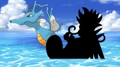 Este es el diseño preliminar de Kingdra para Pokémon Oro y Plata que finalmente no vio la luz