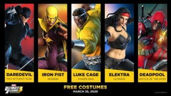 Marvel Ultimate Alliance 3 recibe nuevos trajes para varios personajes