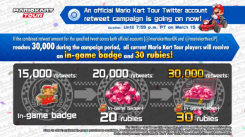 Mario Kart Tour: Errores actuales y campaña de bonificaciones en Twitter