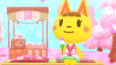 Animal Crossing: Pocket Camp recibe el entorno de cerezos frondosos