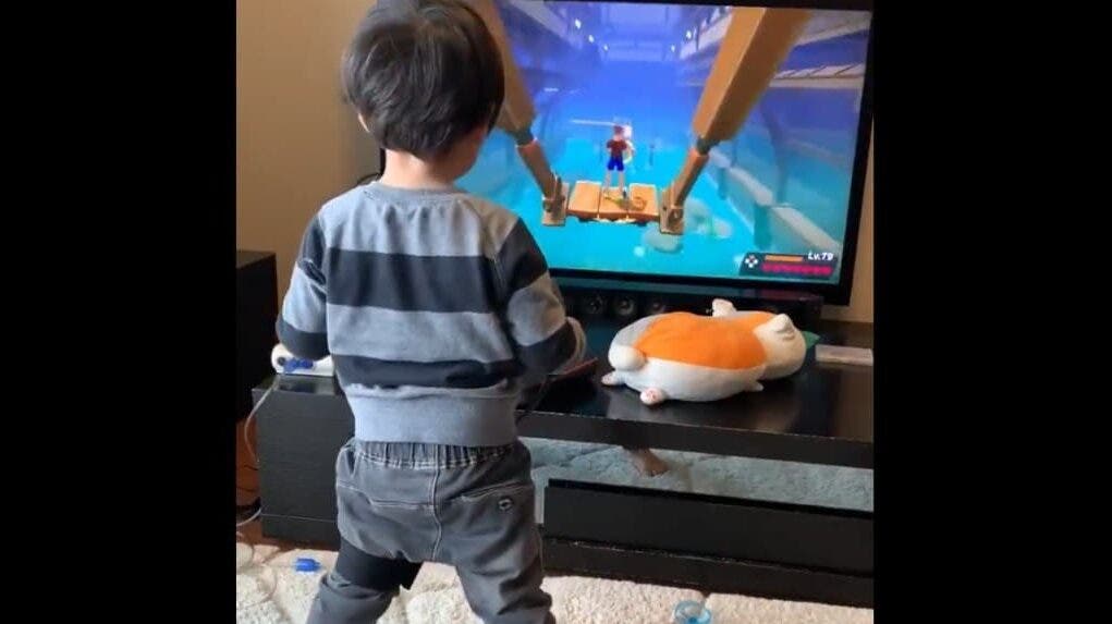 Este niño de 3 años tiene un don innato para jugar a Ring Fit Adventure