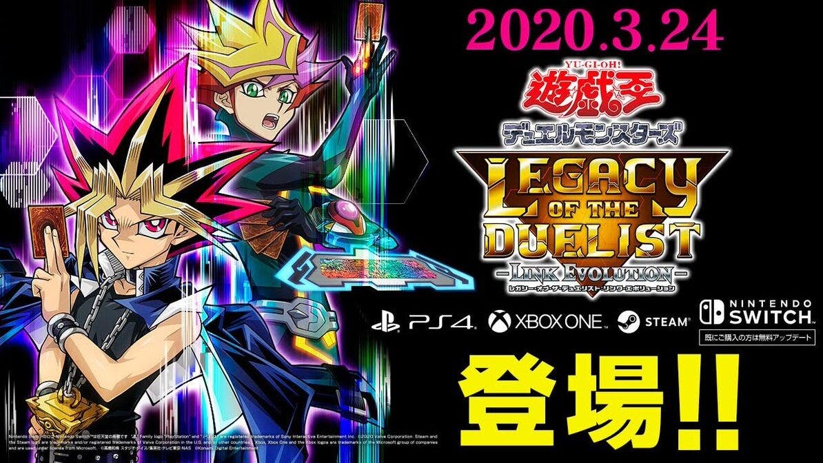 La gran actualización gratuita de Yu-Gi-Oh! Legacy of the Duelist: Link Evolution se lanzará el 24 de marzo