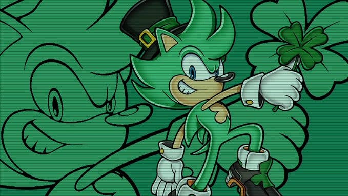 Sonic the Hedgehog celebra el Día de San Patricio con Irish the Hedgehog