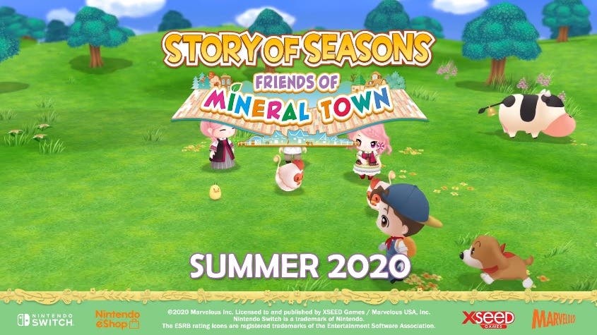 Story of Seasons: Friends of Mineral Town llega en verano a Norteamérica, nuevo tráiler
