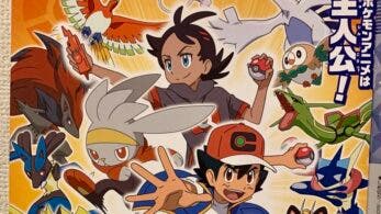 Se comparte un póster del nuevo anime de Pokémon que muestra varios Pokémon legendarios y singulares junto a Satoshi y Goh