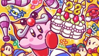 Kirby cumple hoy 28 años y lo celebra con esta ilustración