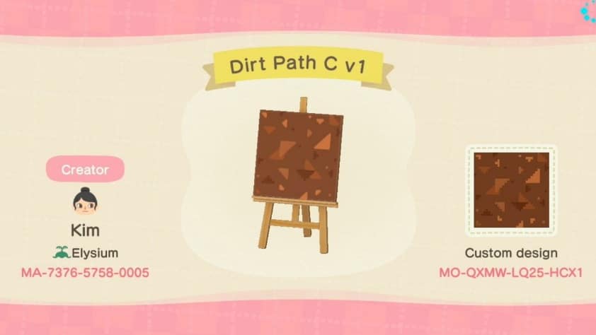 Diseños personalizados para caminos en Animal Crossing: New Horizons