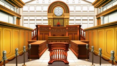 Capcom comparte estos fondos de Ace Attorney para usar en tus reuniones virtuales