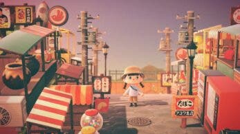 Recrean un típico distrito comercial japonés en Animal Crossing: New Horizons