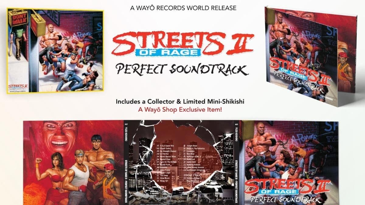 La banda sonora de Streets of Rage II será relanzada en formato CD, casete y digital, ya está disponible su precompra
