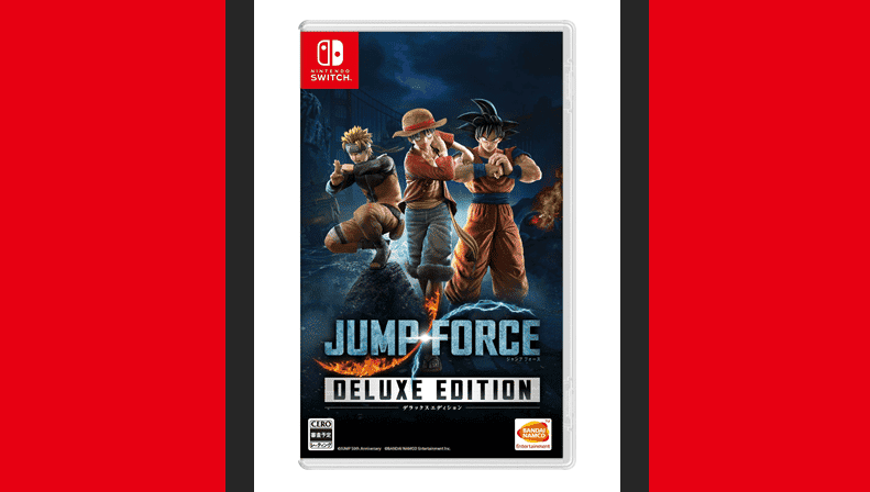 Así luce el boxart japonés de Jump Force: Deluxe Edition para Nintendo Switch