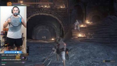 [Act.] Usar el mando de Ring Fit Adventure para jugar Dark Souls III resultó ser una desafiante pero efectiva actividad física