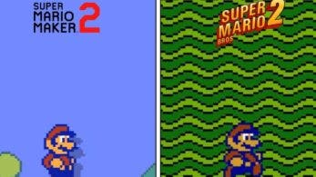Comparativa en vídeo de Super Mario Bros. 2: Versión original vs. Super Mario Maker 2