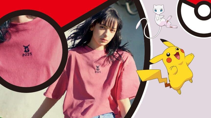 La línea de ropa GU X Pokémon llegará el 24 de abril a Japón