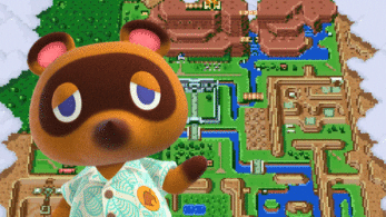 Recrean el mapa completo de Zelda: A Link To The Past en Animal Crossing: New Horizons