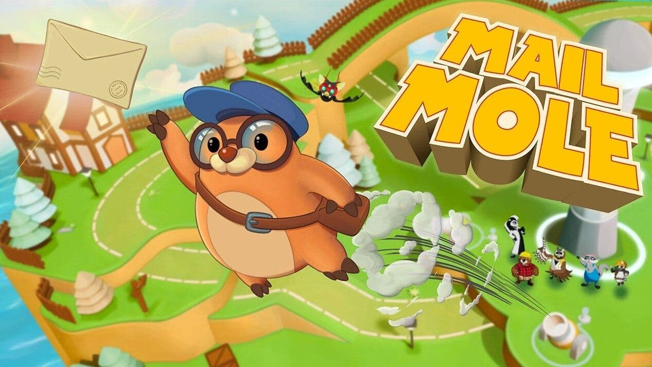 El juego de plataformas 3D Mail Mole llegará el 4 de marzo a Nintendo Switch