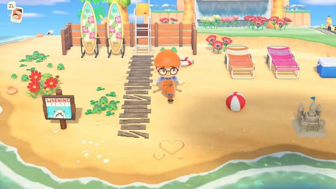 Ideas para diseñar bonitas playas en tu isla de Animal Crossing: New