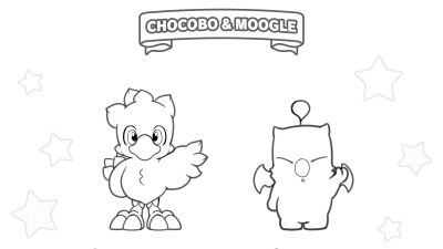Square Enix publica este curioso dibujo para colorear de Final Fantasy con el mensaje «#StayHome»