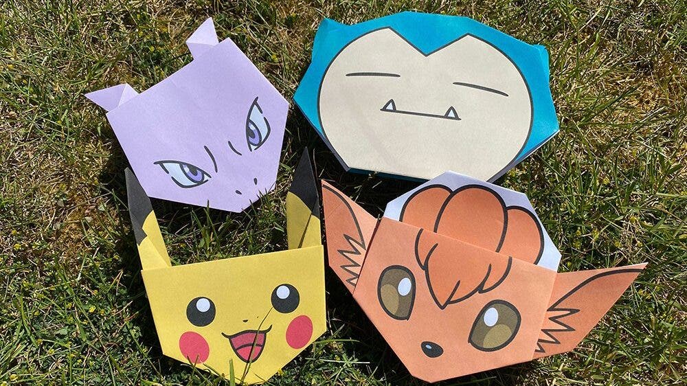 Pokémon España comparte en Twitter estas manualidades hechas con papel