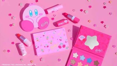 Más imágenes de la línea de cosméticos de Lovisia inspirada en Kirby
