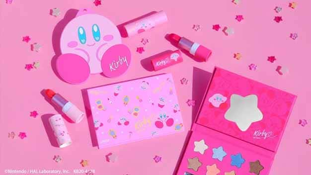 Más imágenes de la línea de cosméticos de Lovisia inspirada en Kirby