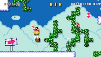 Echa un vistazo a estos 10 impresionantes niveles del Globo de Poder en Super Mario Maker 2