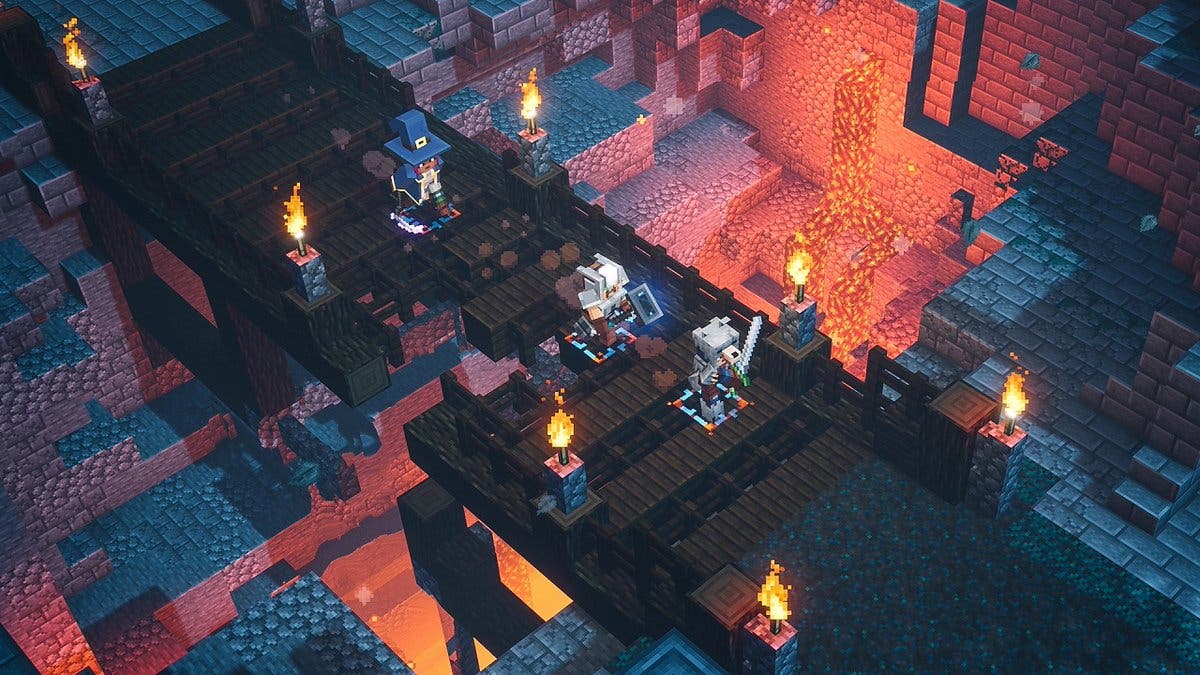 Nueva ronda de gameplays de Minecraft Dungeons para los indecisos
