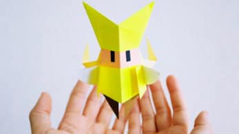 Plantilla para imprimir y tutorial para hacer a Olivia de Paper Mario: The Origami King