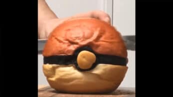 Un creativo fan de Pokémon crea un pan con diseño de PokéBall y un relleno sorpresa