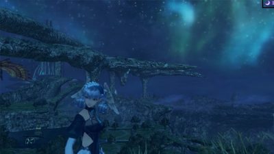 Así cambia el cielo las 24 horas en el epílogo Futuros Conectados de Xenoblade Chronicles: Definitive Edition