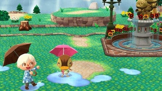 Animal Crossing: Pocket Camp recibe cielo lluvioso como nuevo terreno y retos de bayas