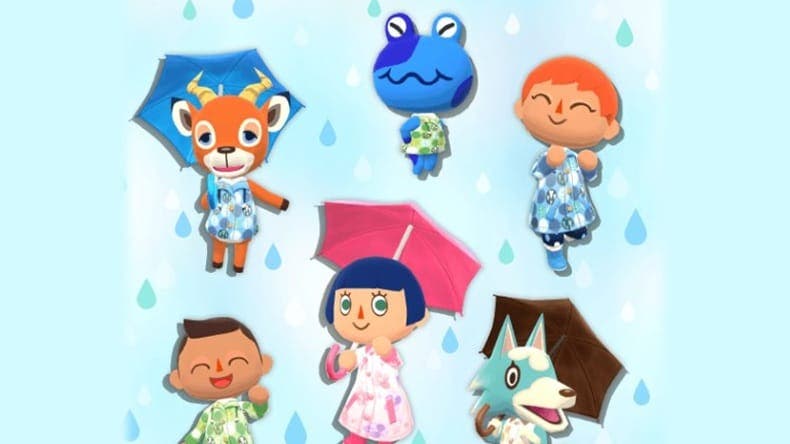 La colección día de lluvia llega a Animal Crossing: Pocket Camp
