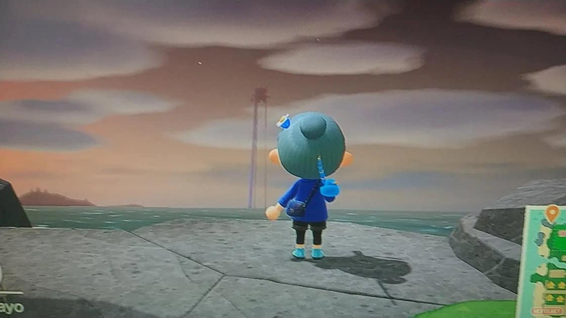 Detectan una espeluznante silueta en el horizonte en Animal Crossing: New Horizons