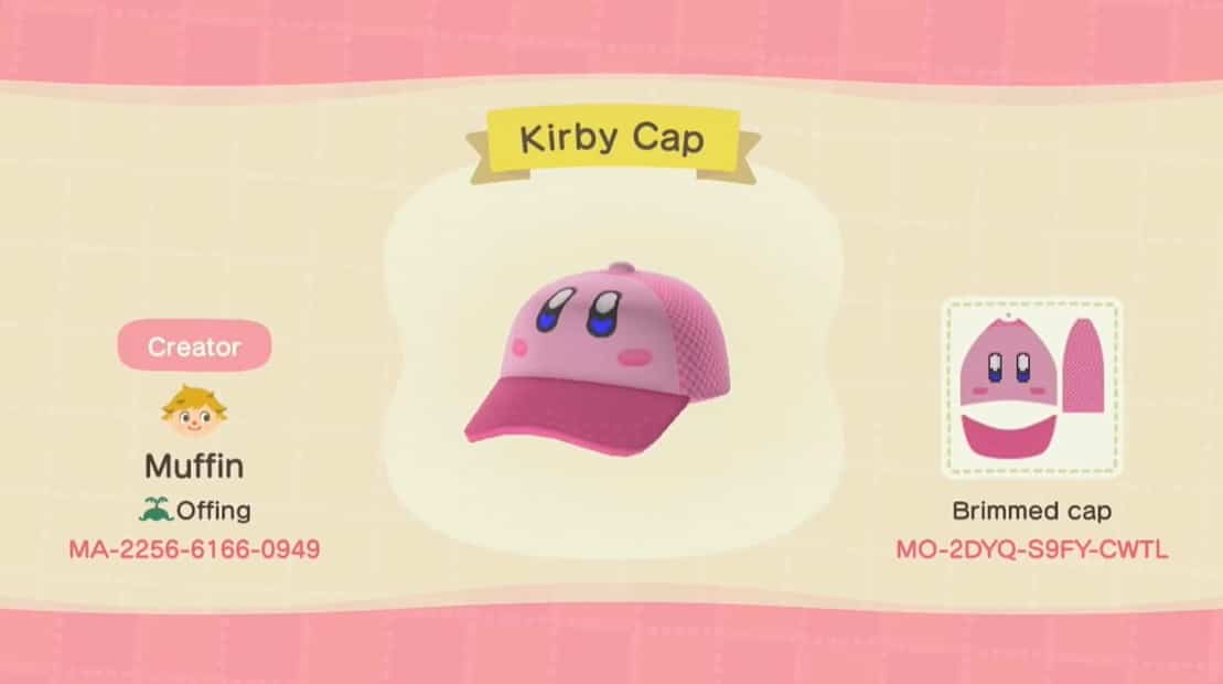 Muere de amor con estos diseños personalizados de Kirby para Animal Crossing: New Horizons