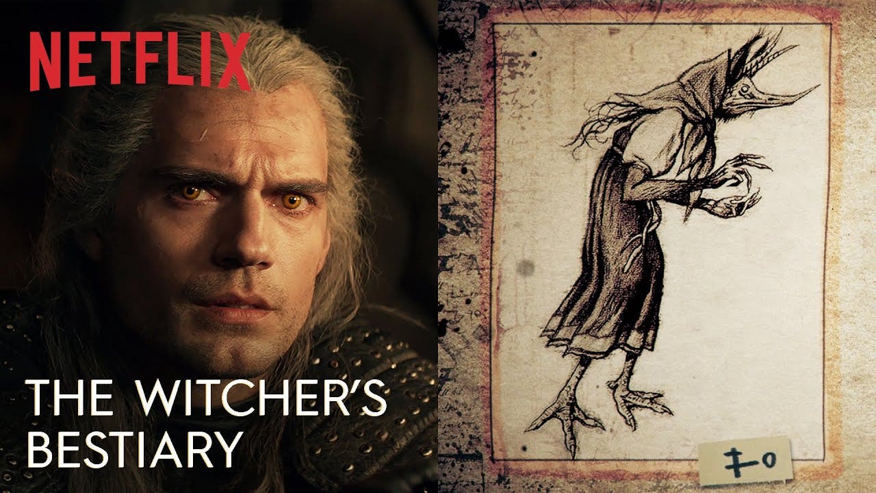 The Wither’s Bestiary, el vídeo en el que Netflix nos habla sobre los monstruos que aparecen en la serie y su mitología