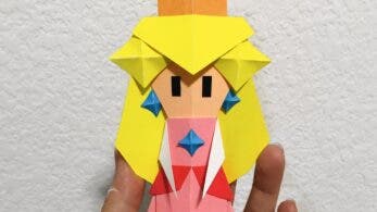 Fan recrea a Peach, inspirada en Paper Mario: The Origami King, con el arte del origami