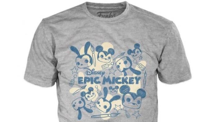 La página web holandesa de Funko POP! lista una camiseta inspirada en Epic Mickey, lo que lleva a todo tipo de especulaciones