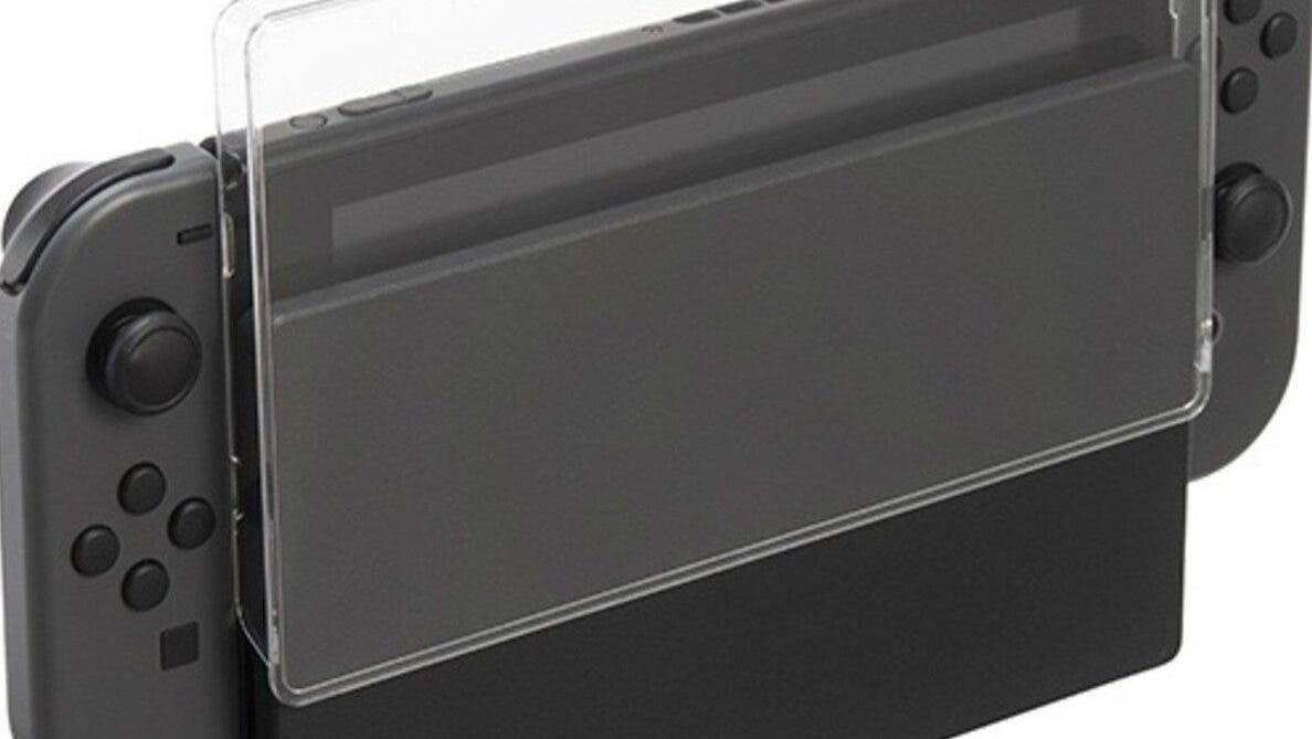 CyberGadget revela una funda protectora de plástico para la parte delantera del dock de Nintendo Switch