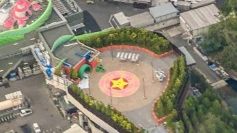 Así luce la entrada del parque temático Super Nintendo World
