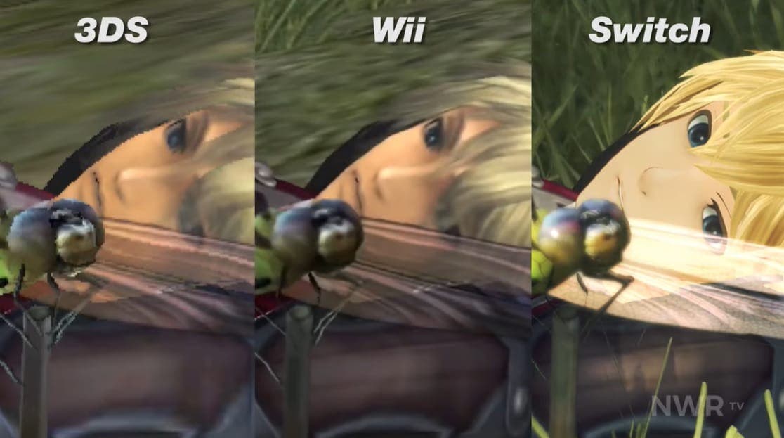 Comparativa en vídeo de Xenoblade Chronicles: New Nintendo 3DS vs. Wii vs. Nintendo Switch
