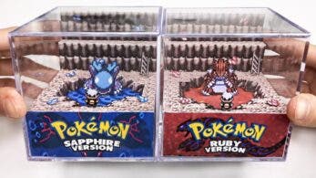 No os perdáis estos geniales dioramas de Pokémon Rubí y Zafiro creados con papel