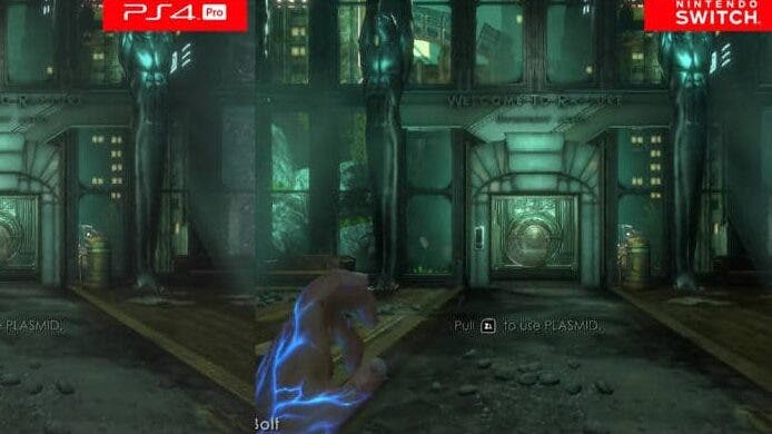Comparativa en vídeo de BioShock: Nintendo Switch vs. PS4 Pro