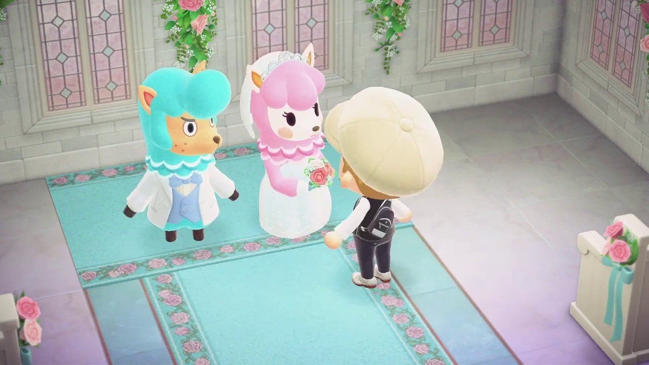 Un vistazo en vídeo al evento de bodas de Animal Crossing: New Horizons