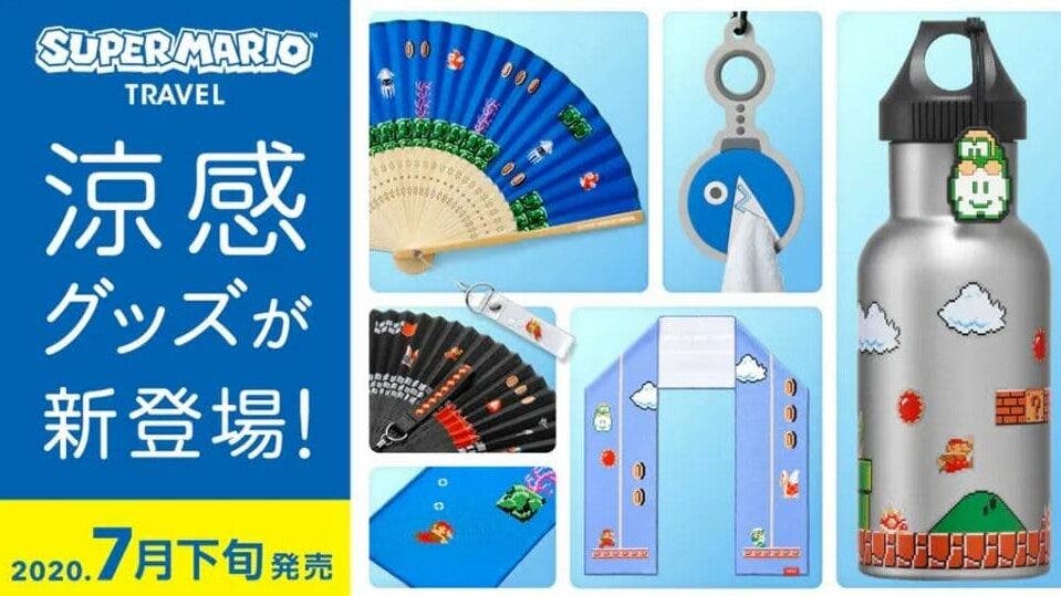 La colección de artículos de viaje Super Mario Travel recibirá 6 nuevos productos el próximo mes